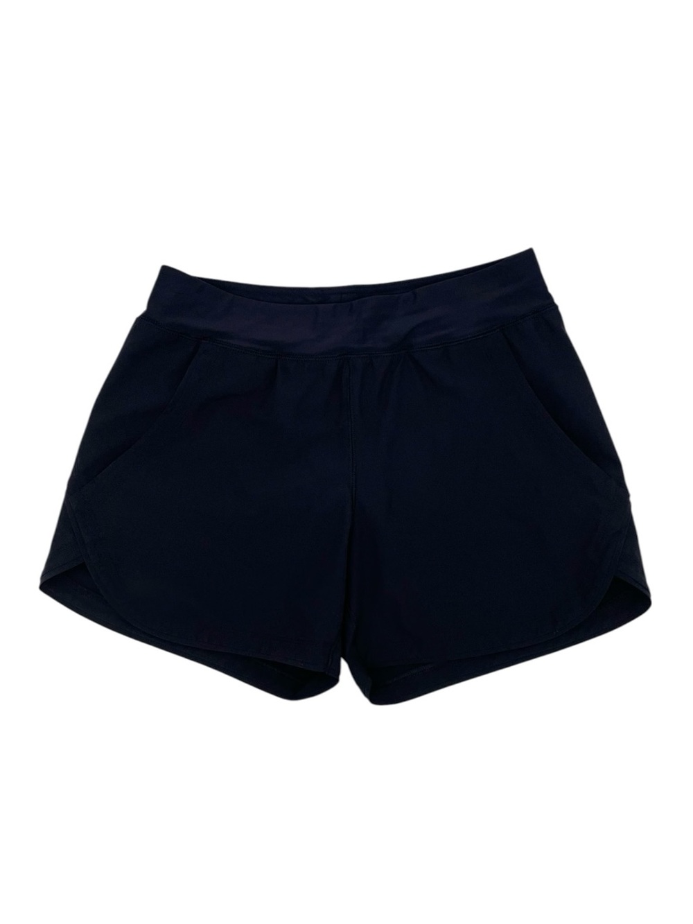 Lands' End Women's Comfort Waist 5" Swim Shorts with Panty Size 6 Petite Black